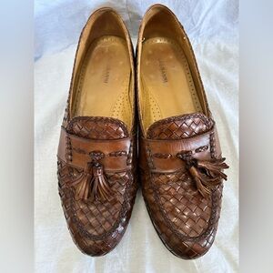 Magnanni Woven Tasseled Loafers